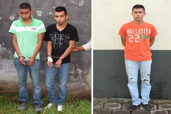 Tres allanamientos permitieron captura a igual número de hombres en San Miguel Petapa. (Foto Prensa Libre: PNC)<br _mce_bogus="1"/>