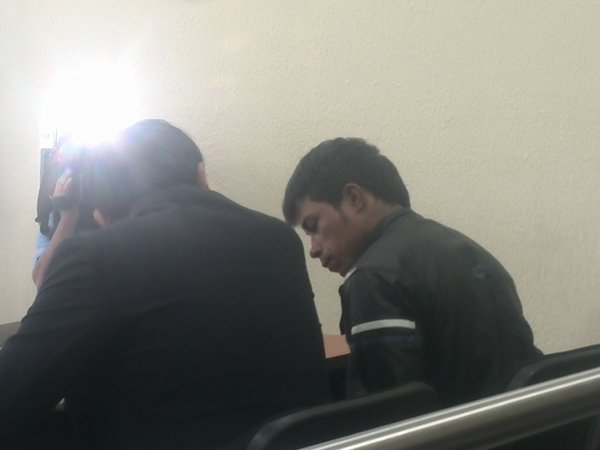 Mauricio de Jesús Ortíz Ochoa, originario de El Salvador, es ligado a proceso como responsable del accidente en Interfer. (Foto Prensa Libre: Jerson Ramos)