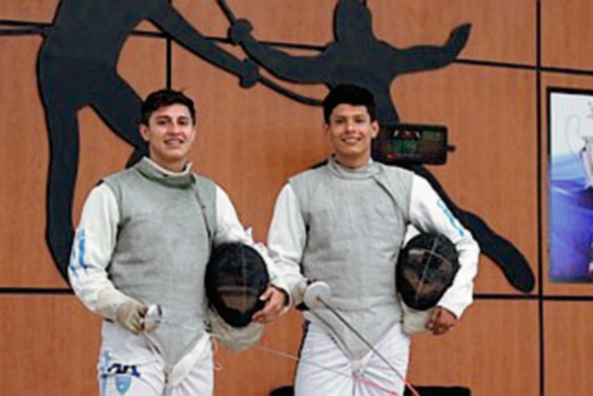 Los hermanos José y Luis López se sienten orgullosos de poder representar a Guatemala. (Foto Prensa Libre: Cortesía COG)