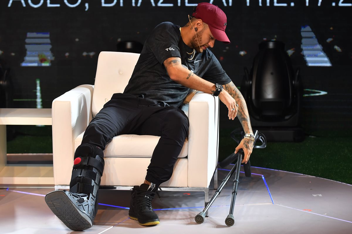 Neymar sigue su preparación con miras a su participación en el Mundial de Rusia. (Foto Prensa Libre: AFP)