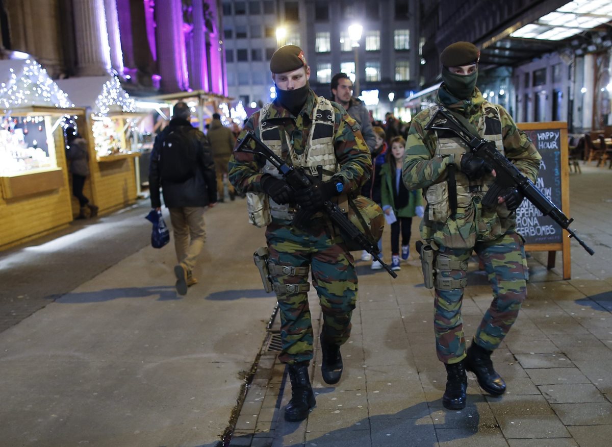 Bélgica se encuentra en alerta por ataques terroristas. (Foto Prensa Libre: EFE)