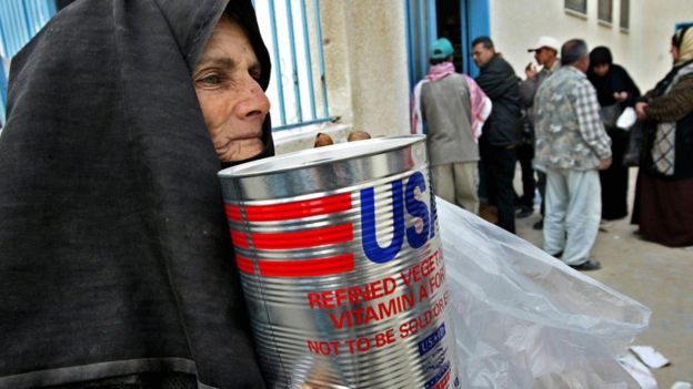La ayuda a los palestinos es una porción relativamente baja de la ayuda financiera estadounidense a Medio Oriente. AFP