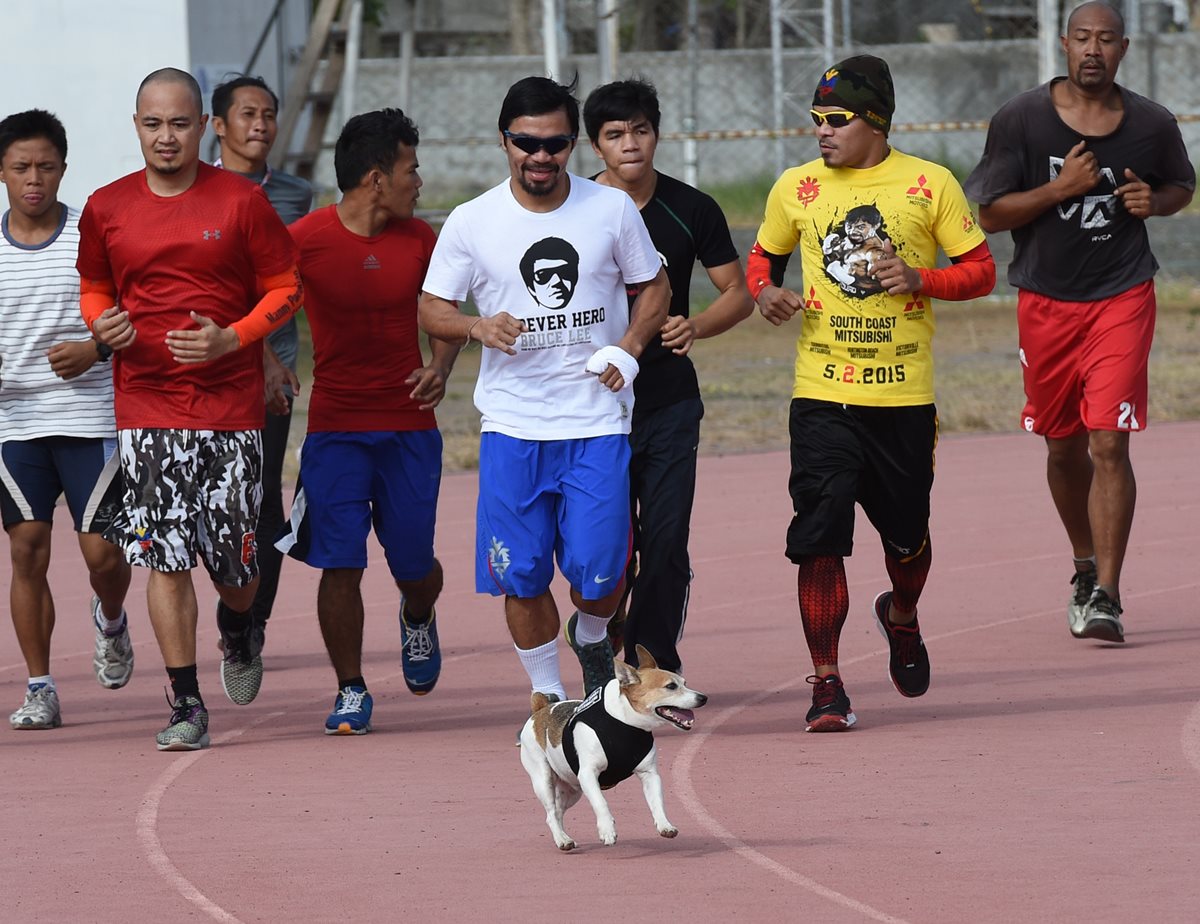 El gigante estadounidense de artículos deportivos Nike rompió este miércoles su relación con Manny Pacquiao. (Foto Prensa Libre: AFP)