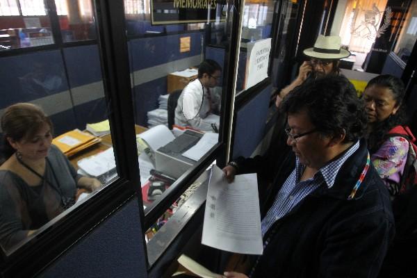 La acción fue interpuesta el pasado 6 de mayo. (Foto Prensa Libre: Archivo)