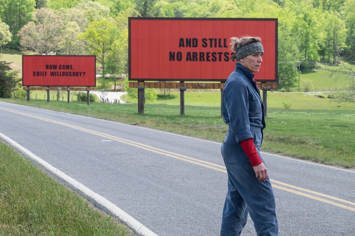 Frances McDormand, protagonista de Three Billboards Outside Ebbing, Missouri, una de las favoritas en los premios (Foto Prensa Libre: EFE). 