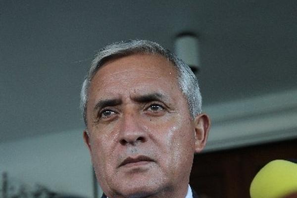 Otto Pérez  Molina, presidente electo.