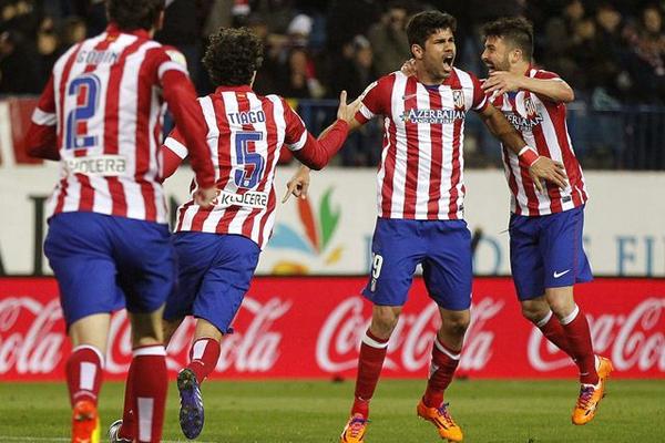 Los colchoneros siguen comandando la liga española tras 30 fechas disputadas. (Foto Prensa Libre: EFE)