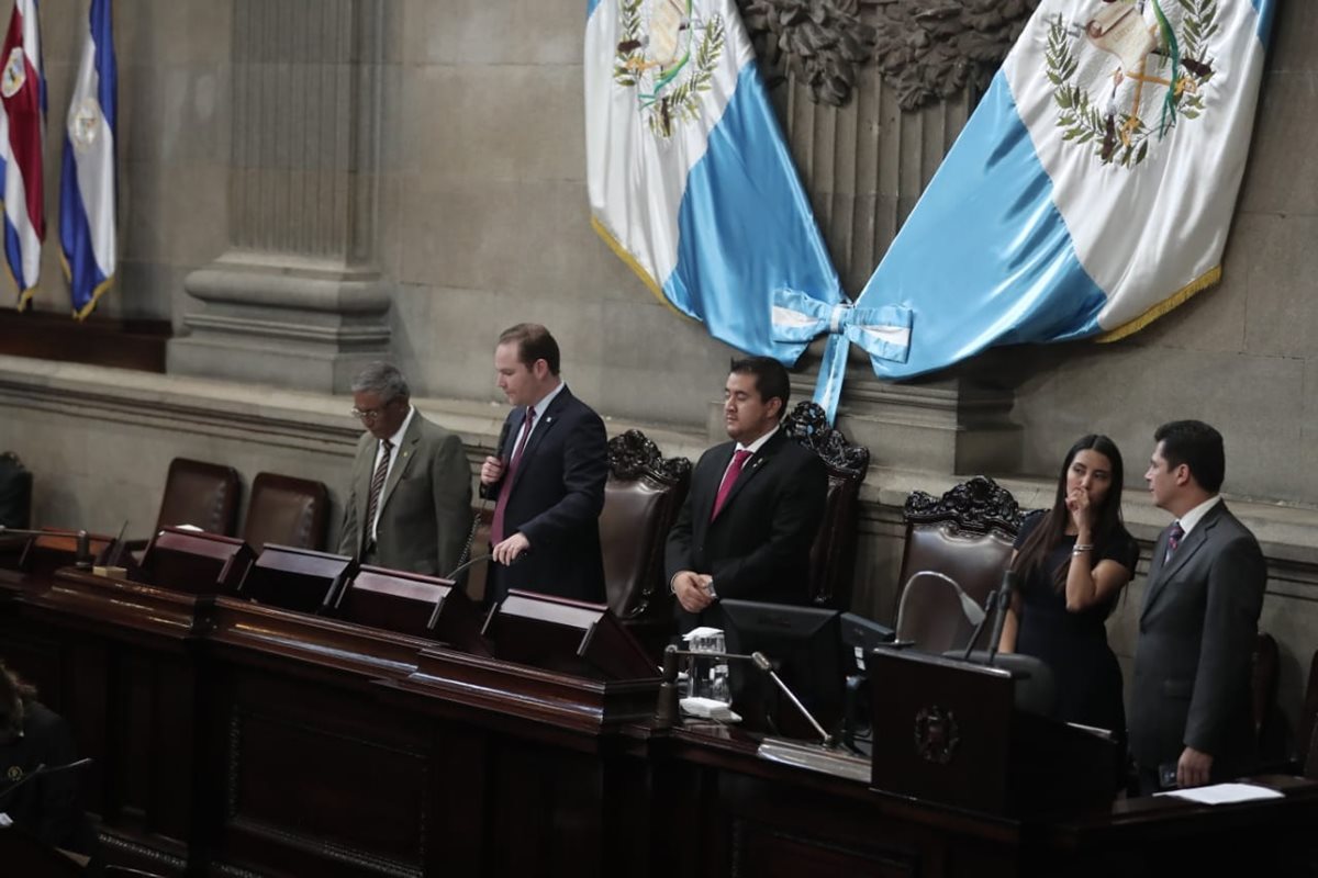 Los diputados aprobaron el decreto 24-2018 con 84 votos. (Foto Prensa Libre: Juan Diego Rodríguez)