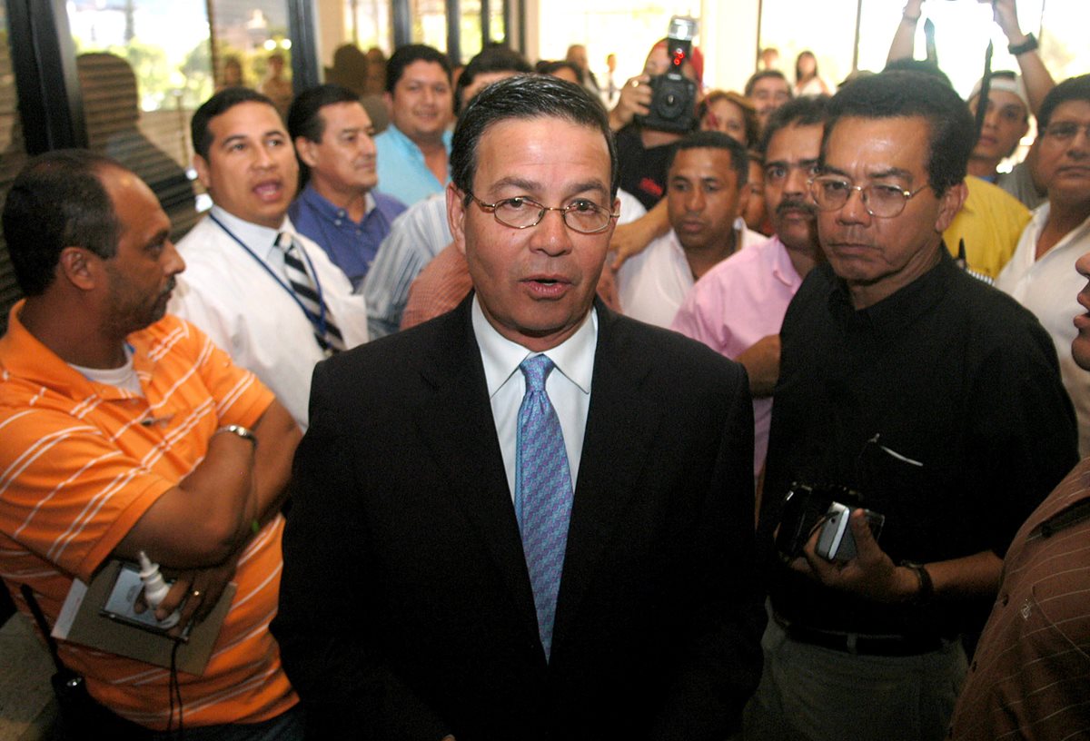 El expresidente Callejas en una imagen del 2006.(Foto Prensa Libre: EFE).
