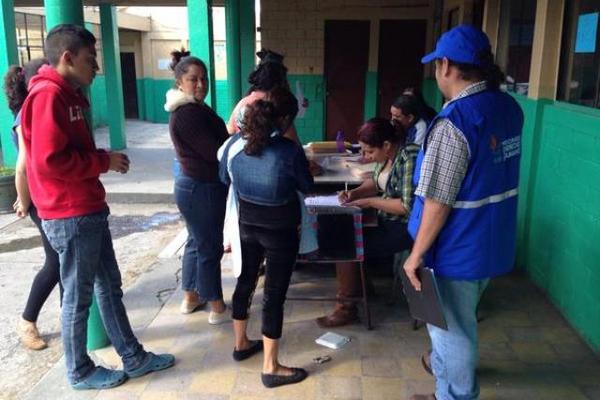 Personal de la PDH hizo un monitoreo en diferentes escuelas del país. (Foto Prensa Libre:PDH)<br _mce_bogus="1"/>