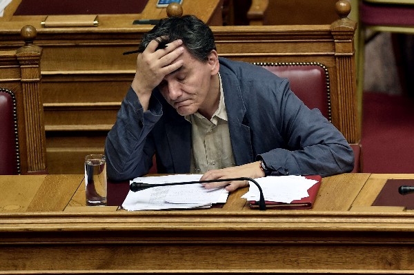 Euclides Tsakalotos, ministro de Finanzas de Grecia.