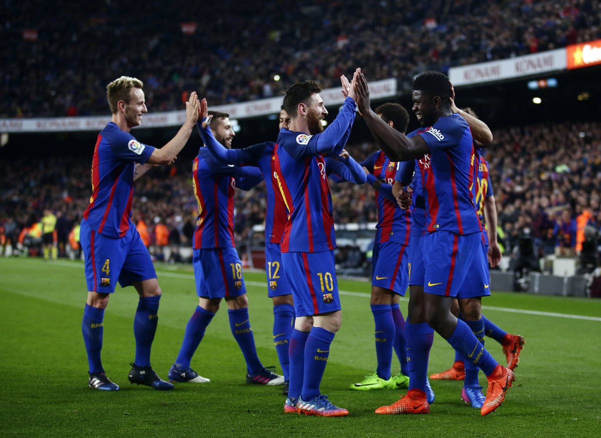 El Barcelona dio un repaso al Celta de Vigo y recibirá con la moral en alto al PSG. (Foto Prensa Libre: AP)
