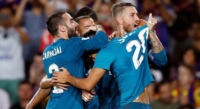 El Real Madrid llega a la vuelta de la Supercopa de España con ventaja de 3-1 sobre el FC Barcelona. (Foto Prensa Libre: cortesía Real Madrid)
