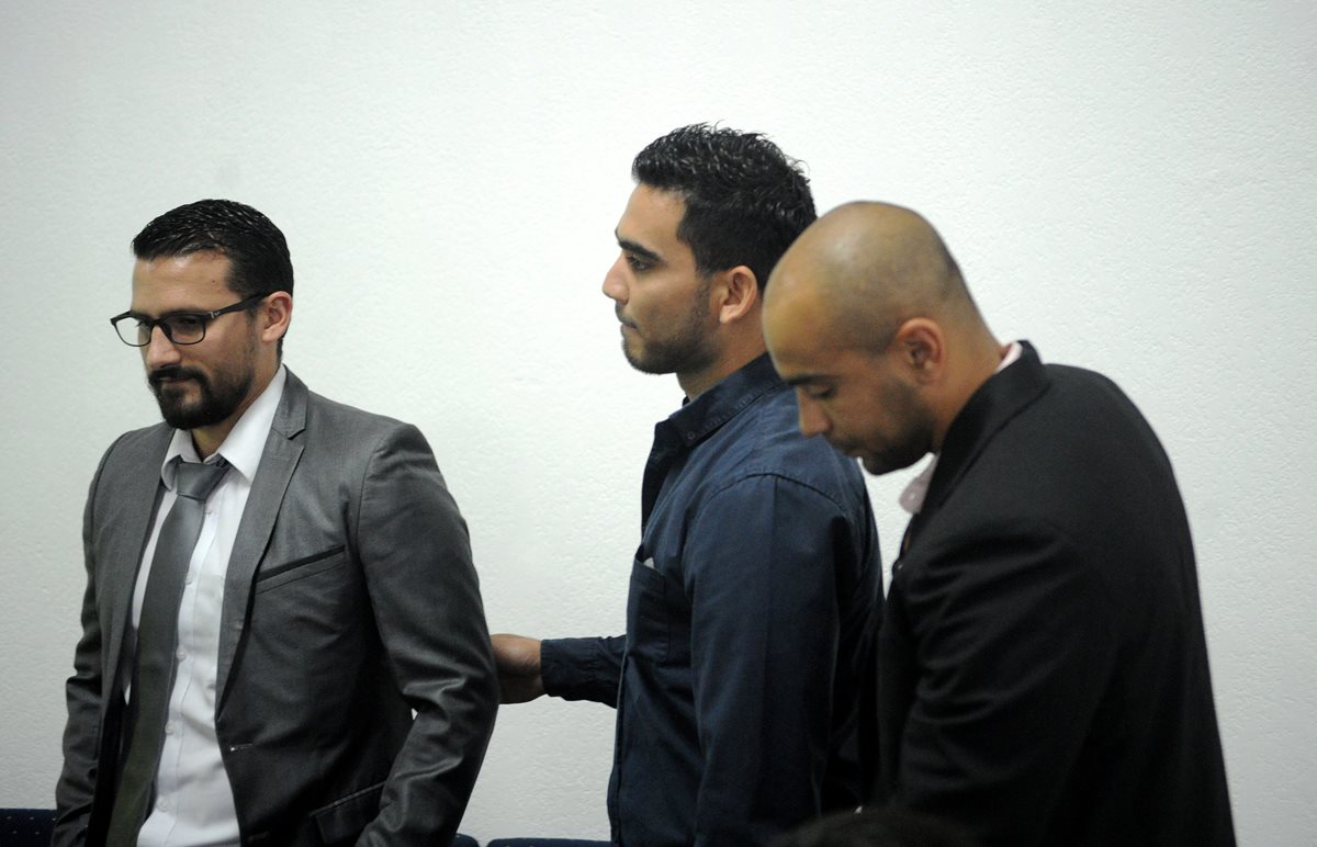 Leonel Aroche, Víctor Ayala y Alexánder Robinson, tres de los cuatro jugadores que dieron positivo en el 2016. (Foto Prensa Libre: Hemeroteca PL)