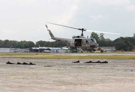 El gobierno de Estados Unidos donó recientemente seis  helicópteros para uso exclusivo de la lucha contra el narcotráfico en Guatemala.