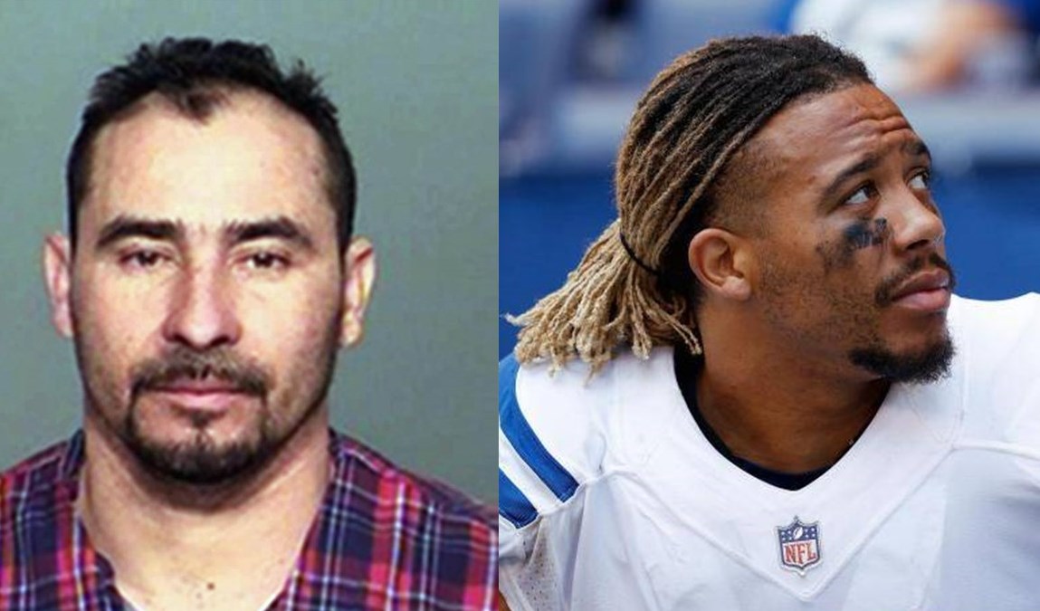 El jugador de la NFL Edwin Jackson murió luego de un choque causado por el guatemalteco Manuel Orrego-Zavala, en Indianápolis, EE.UU. (Foto Prensa Libre: Internet)