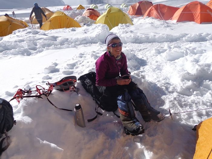 Bárba Padilla logró el ascenso al Monte Everest este miércoles en su tercer intento. (Foto Prensa Libre: Hemeroteca PL)