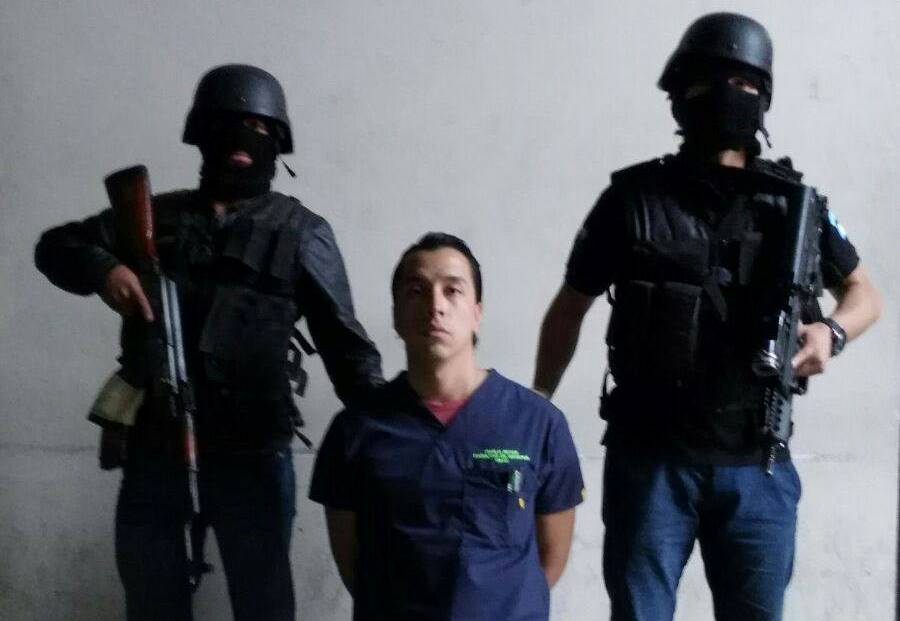 José Pablo Reyes Alemán, 25 años, es señalado de simular su secuestro. (Foto Prensa Libre: PNC)
