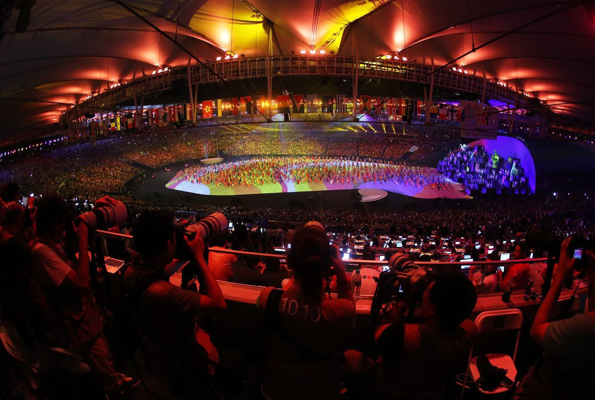 Los Juegos Olímpicos inspiran la musicalidad. (Foto Prensa Libre: EFE)