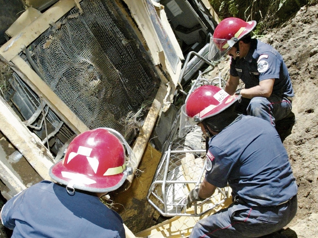 En maquinaria y transporte agrícola ocurren varias lesiones. (Foto Prensa Libre: Hemeroteca PL)