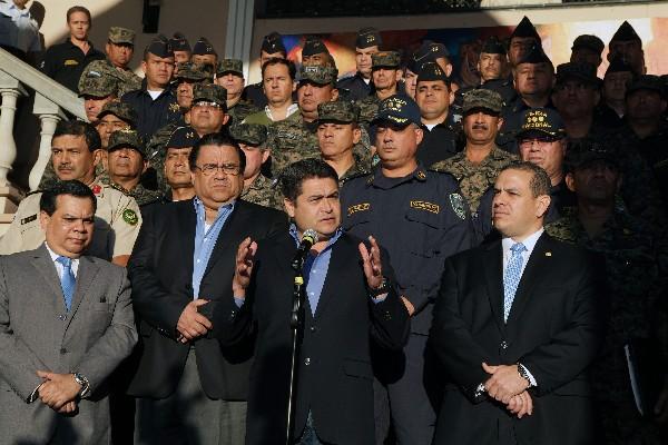 Juan Orlando Hernández, presidente electo. (Foto Prensa Libre: EFE)