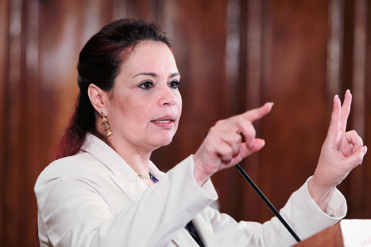 Roxana Baldetti estará en reposo absoluto durante 10 días por problemas gastrointestinales. (Foto Prensa Libre: Hemeroteca PL)