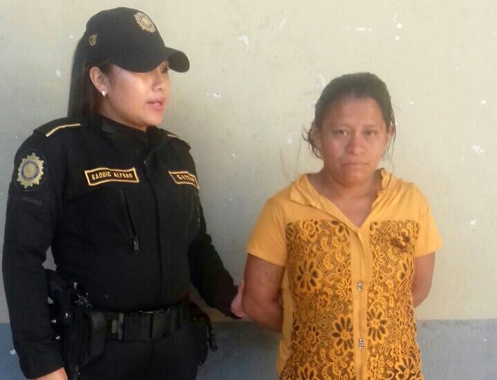 Rosaura Herrera López fue capturada en Huehuetenango por el delito de extorsión. (Foto Prensa Libre: Cortesía).