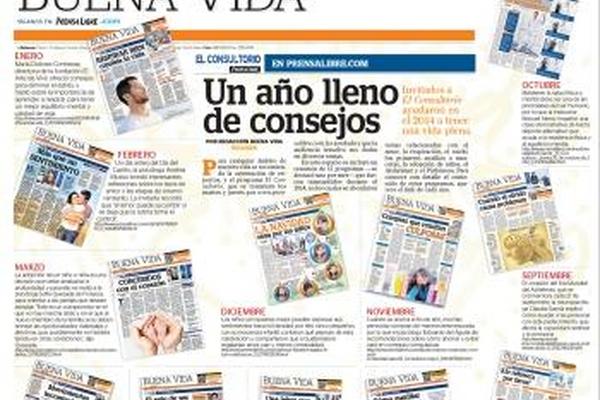 Imagen del resumen de los programas destacados de El Consultorio en el 2014.