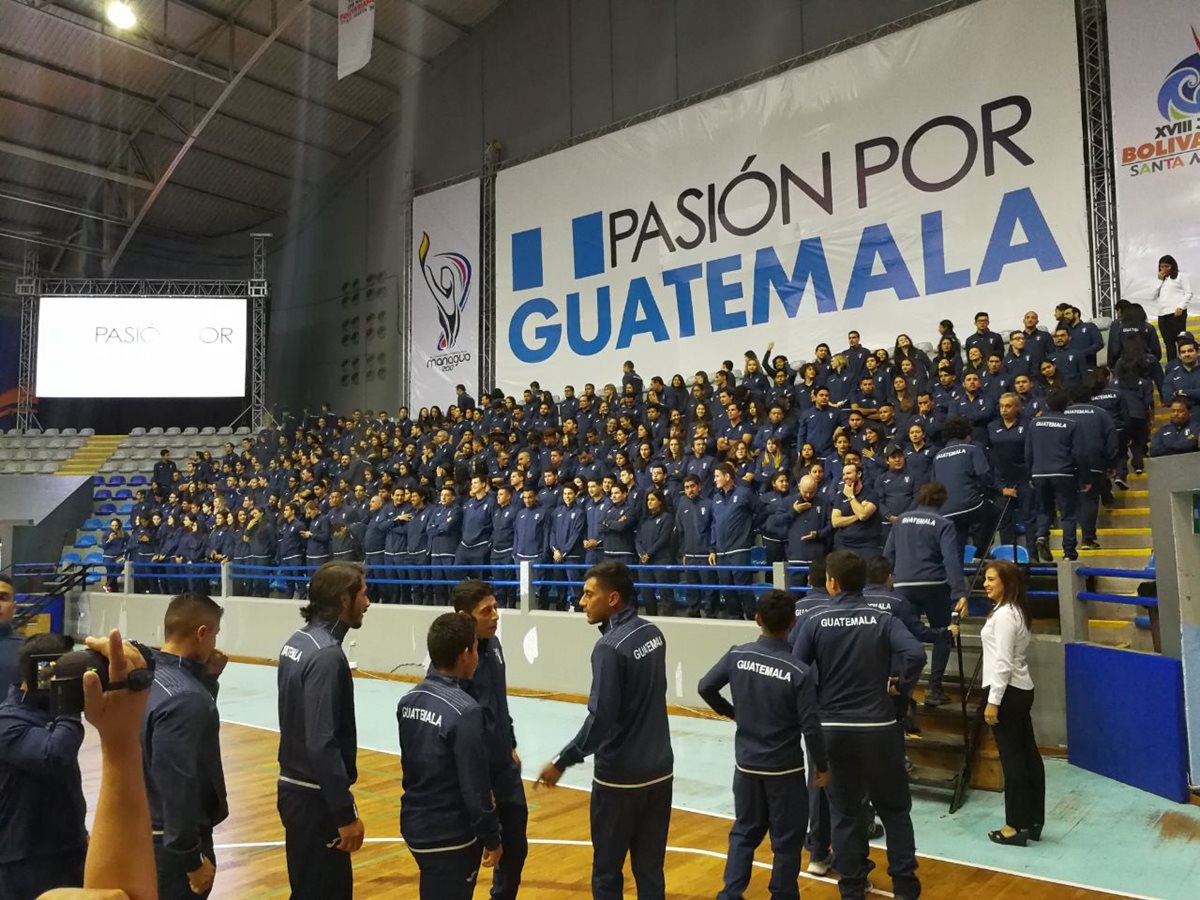 Atletas toman juramento para participar en las justas de Managua 2017