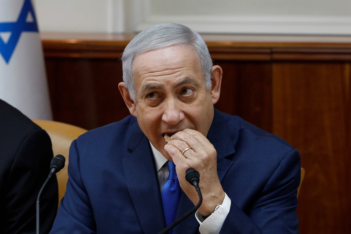 Primer ministro israelí, Benjamin Netanyahu. (Foto Prensa Libre: AFP)