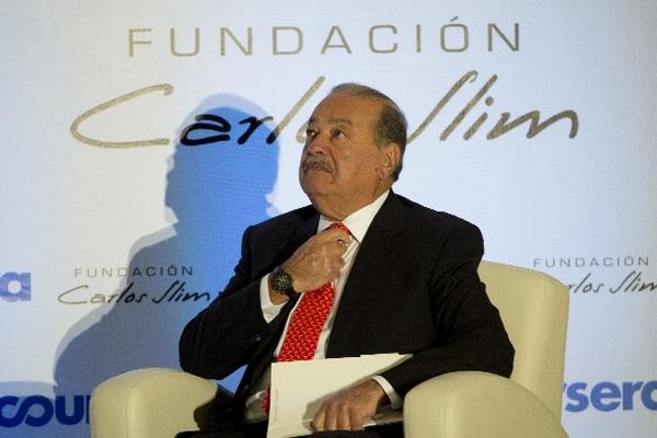 Carlos Slim, magnate de las telecomunicaciones, ocupa el cuarto lugar de los más ricos del mundo. (Foto Prensa Libre: AFP)