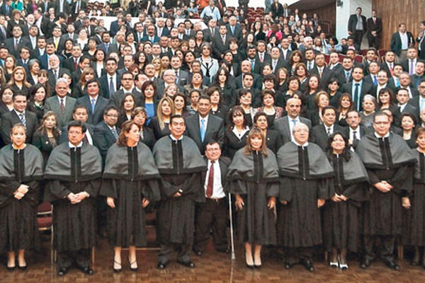 Nuevas autoridades del Organismo Judicial asumen cargos el 24 de noviembre.