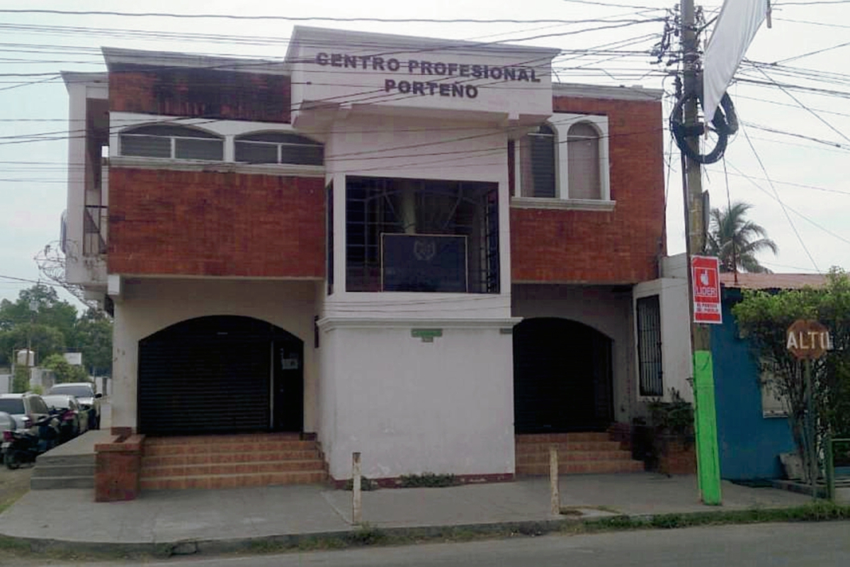 Uno de los inmuebles del MP en Puerto San José, Escuintla, en donde laboraba Juan Carlos Coronado Laparra. (Foto Prensa Libre: Ministerio Público)