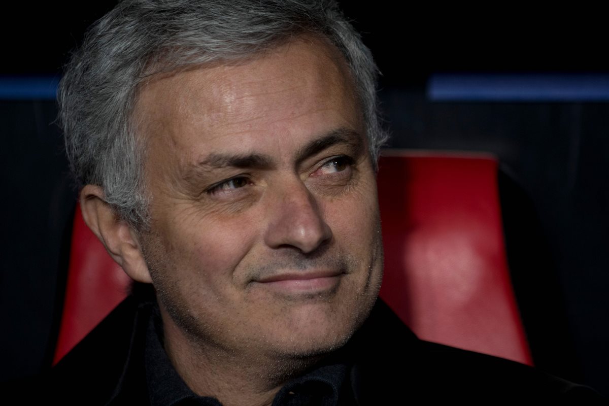 José Mourinho se mostró satisfecho por el resultado del Manchester United en Sevilla. (Foto Prensa Libre: AFP)