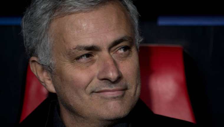 José Mourinho se mostró satisfecho por el resultado del Manchester United en Sevilla. (Foto Prensa Libre: AFP)
