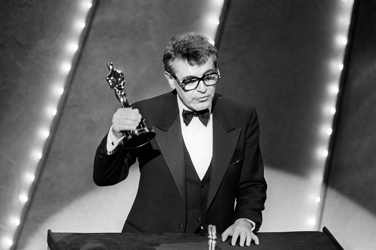Milos Forman obtuvo un Óscar en 1985 por su película "Amadeus", en la 57 edición de los Premios de la Academia en Hollywood.  (Foto Prensa Libre: AFP)