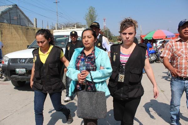 Una de las enfermeras capturadas en marzo último.
