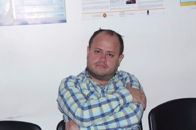 Gerald Armando Barrera Calderón de 34 años, fue detenido en el aeropuerto la Aurora. (Foto Prensa Libre: PNC)