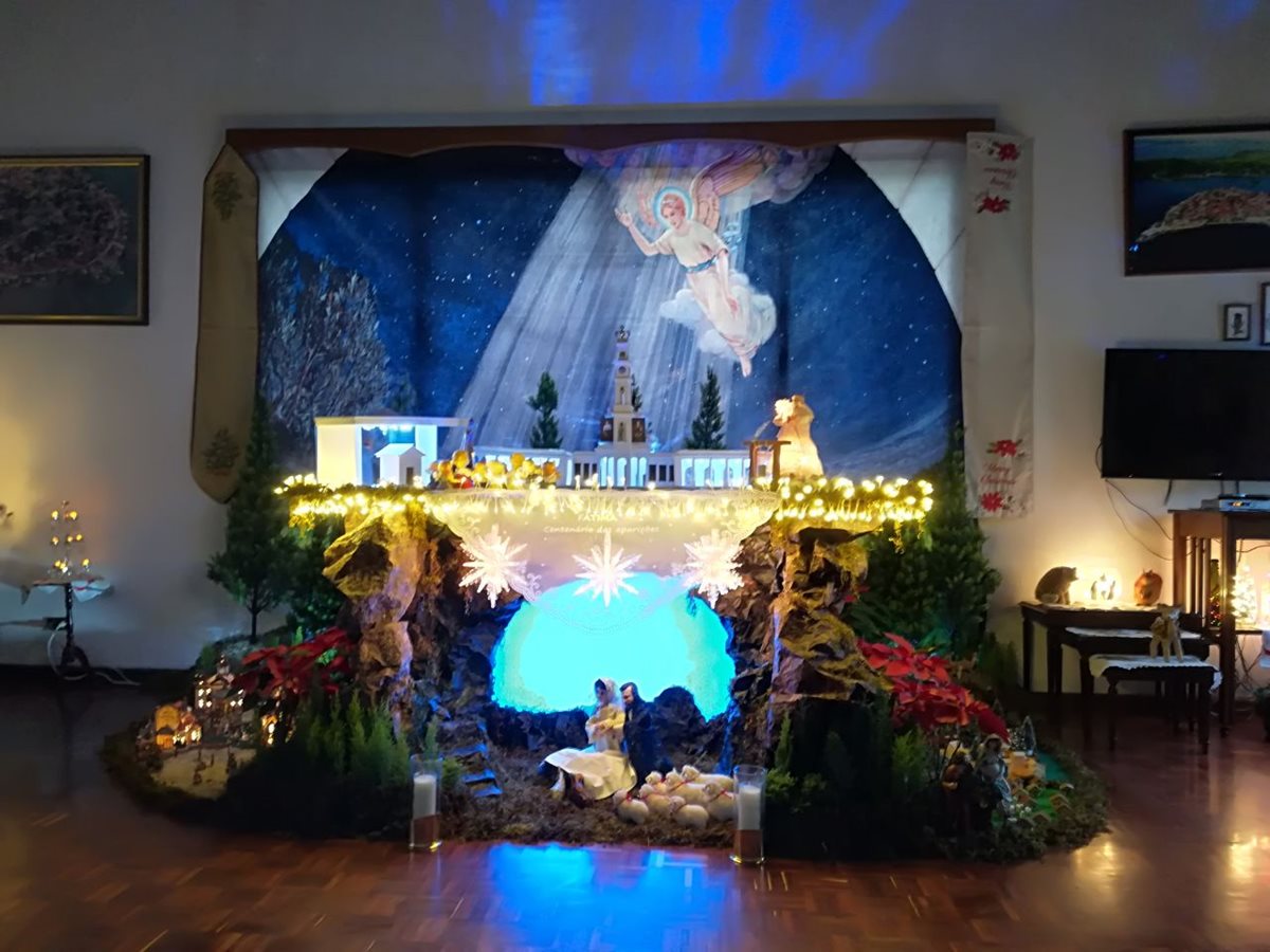 Nacimiento de la familia Tager Castillo, en Santa Elena, Petén, es atracción para niños y adultos. (Foto Prensa Libre: Cortesía).