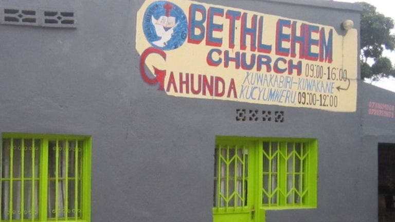 La iglesia Bethlehem es una de las casi 700 que fueron cerradas en Ruanda por orden del gobierno.