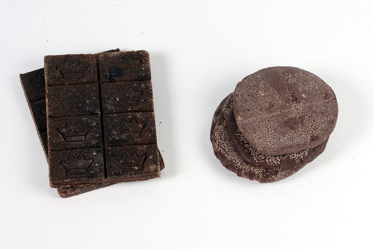 Las sabrosas tabletas de chocolate de Mixco en sus diferentes presentaciones. (Foto: Hemeroteca PL)