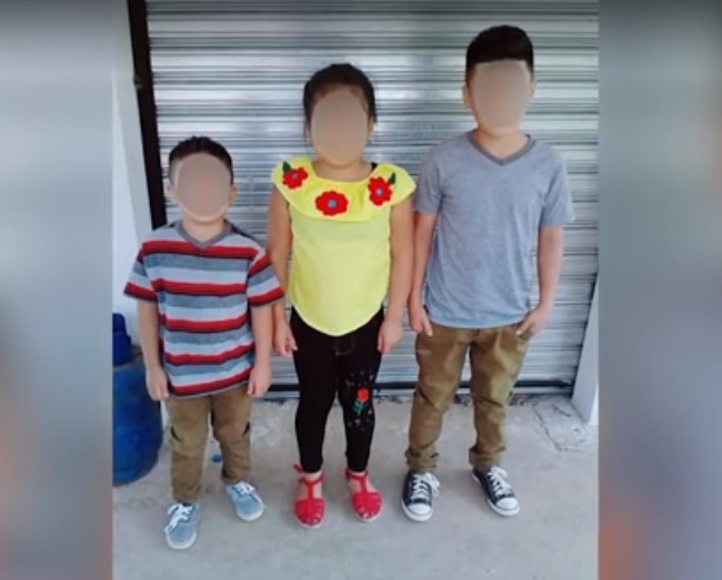 Los hijos de Jenny González tienen cinco, ocho y diez años. (Foto Prensa Libre: captura video Voz de América)