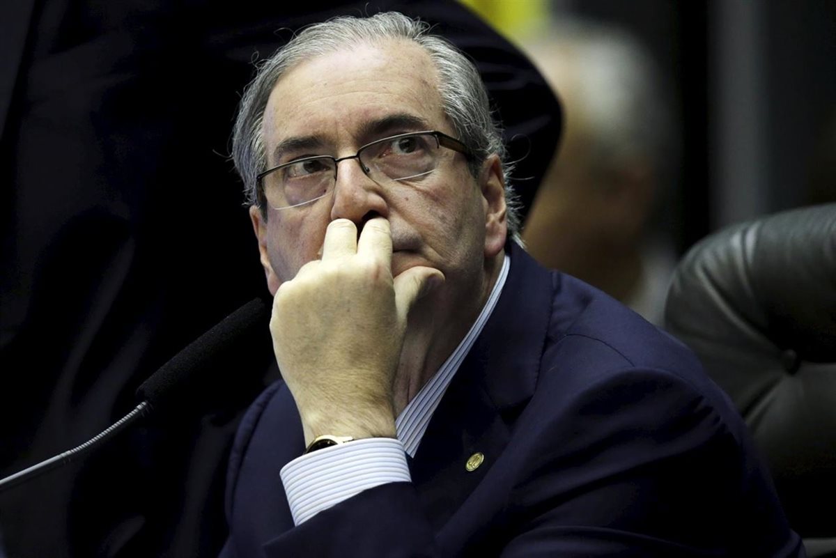 Eduardo Cunha está involucrado en el escándalo de corrupción en Petrobras. (AP).