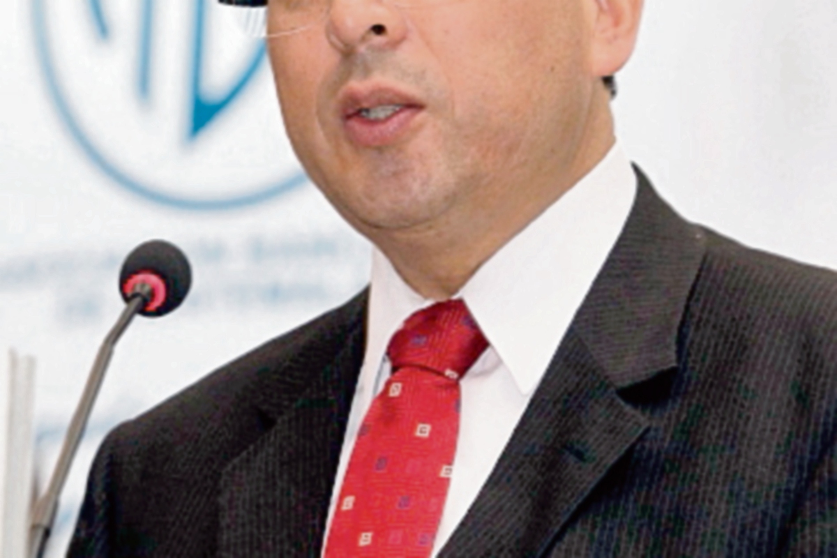 Sergio Recinos, presidente de la JM. (FOTO PRENSA LIBRE: OSCAR RIVAS)
