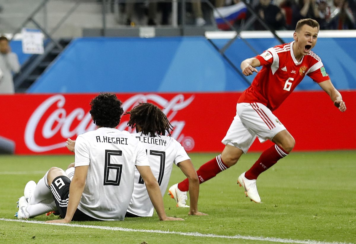 Cheryshev empató a Cristiano Ronaldo con tres goles en la Copa del Mundo. (Foto Prensa Libre: EFE)
