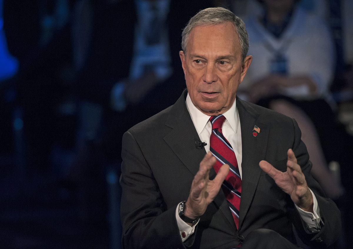 Michael Bloomberg, durante una actividad en 2013. El exalcalde de Nueva York podría ser candidato presidencial. (Foto Prensa Libre: EFE).