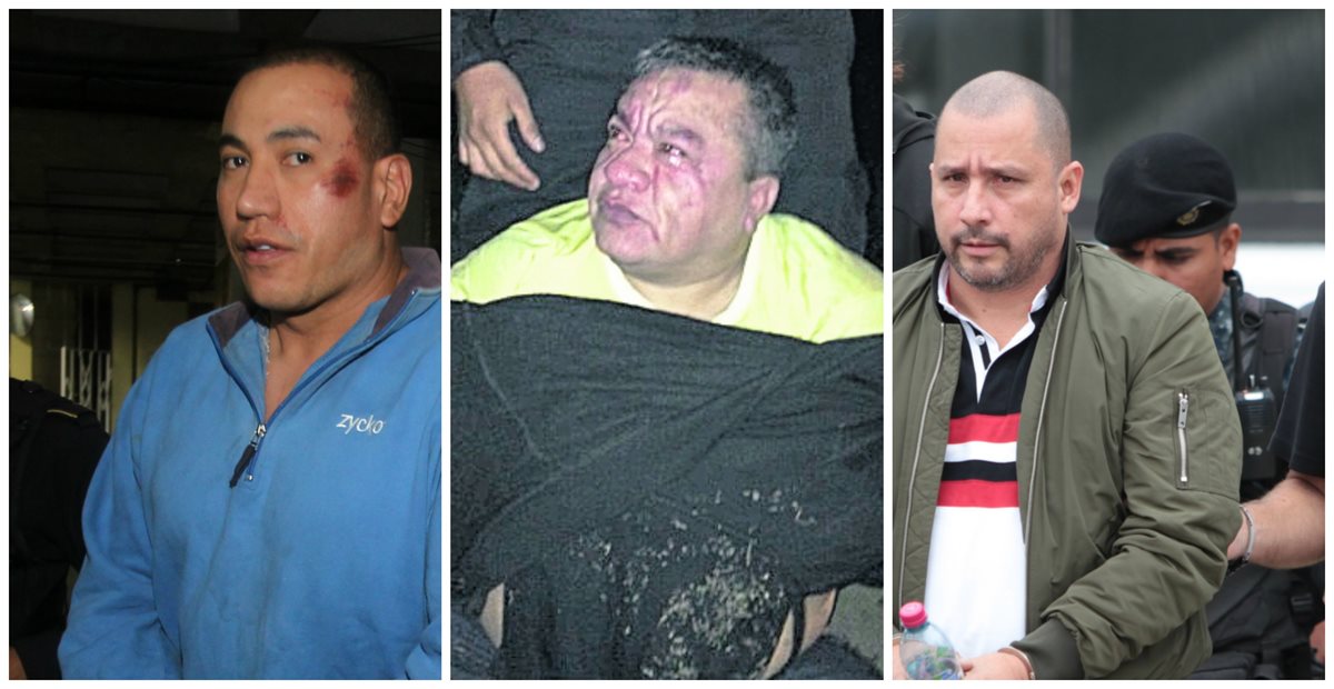 Capos extraditados Jairo Orellana, Arturo Contreras y Marlon Monroy. (Foto Prensa Libre: Hemeroteca PL)