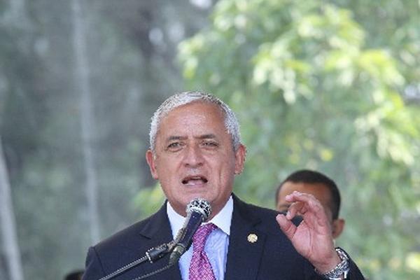 Presidente, Otto Pérez Molina, reitera contención del gasto.