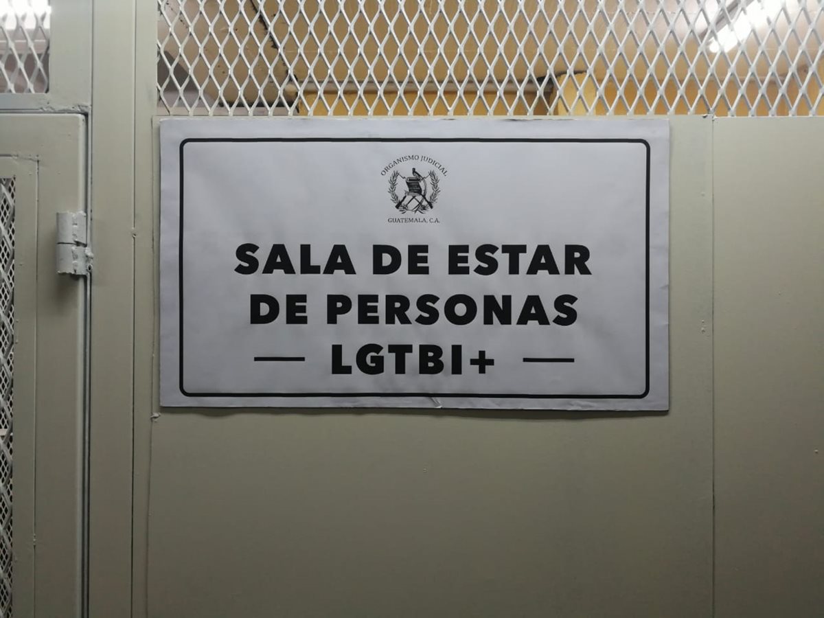 Las personas que se identifiquen con la diversidad sexual LGTBI+ podrán usar la carceleta. (Foto Prensa Libre: Javier Lainfiesta)