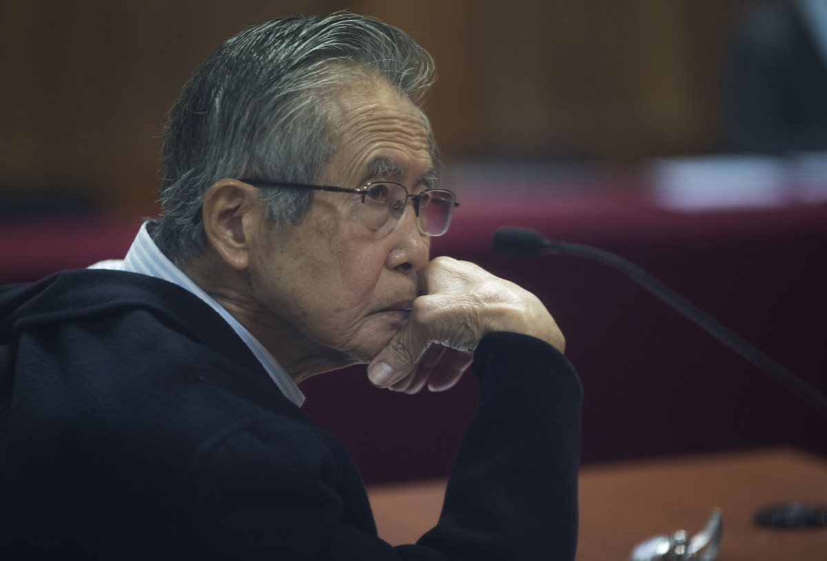 Alberto Fujimori fue condenado en el 2009 a 25 años de cárcel por delitos de lesa humanidad. (Foto Prensa Libre: AFP)